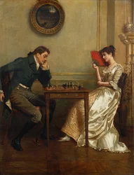 Ein Schachspiel